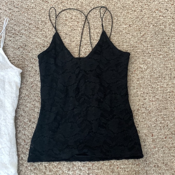 Express B&W Lace Tanks, S - Picture 3 of 6